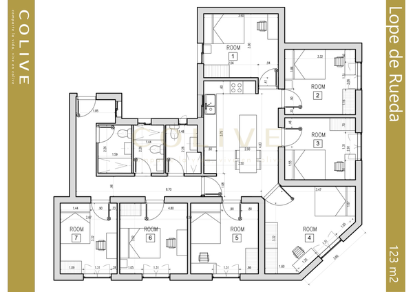 Floor plan of the house