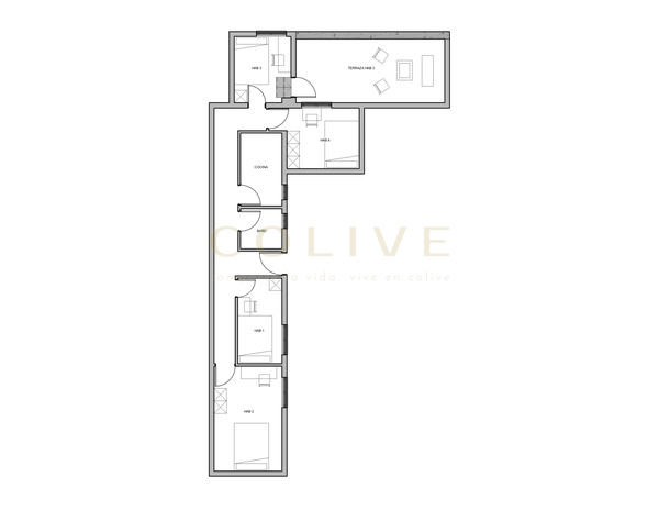Floor plan of the house