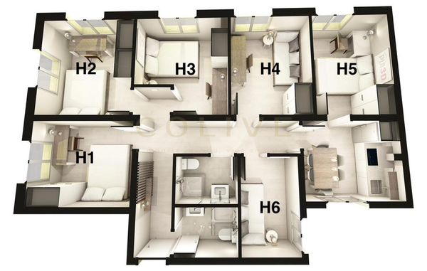 Floor plan of the house