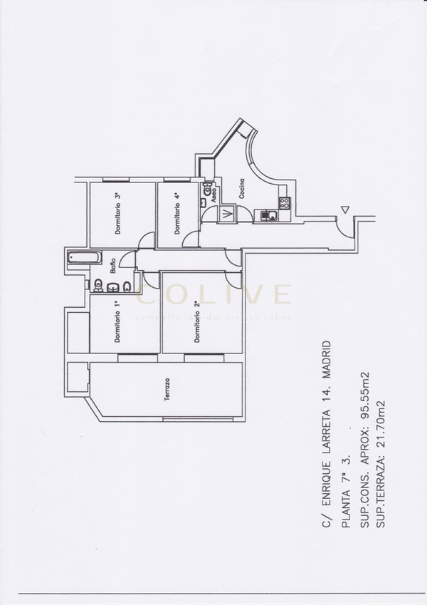 Floor plan of the house